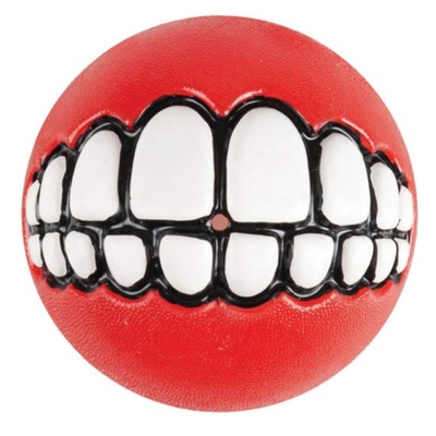 Rogz Мяч с принтом зубы и отверствием для кормов GRINZ