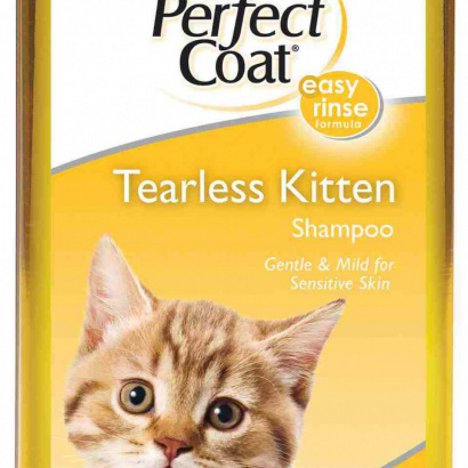 8 IN 1 Tearless Kitten Shampoo Шампунь для котят без слез с ароматом детской присыпки, 295 мл