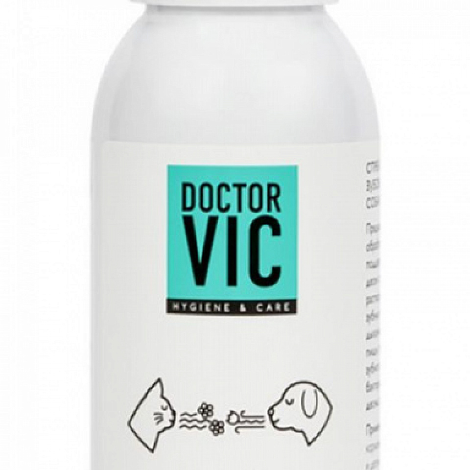 DOCTOR VIC Спрей для чистки зубов и свежести дыхания для собак и кошек, 100 мл