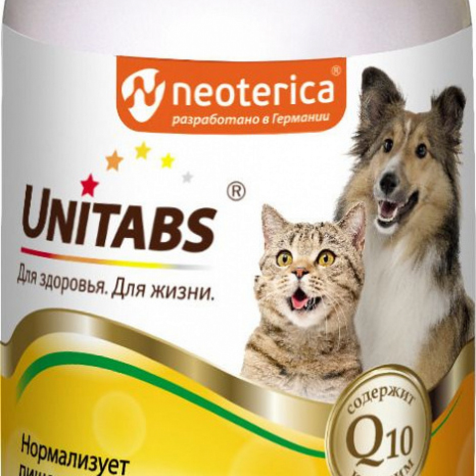 Unitabs Prebiotic Витамины д/кошек и собак, 100 табл.