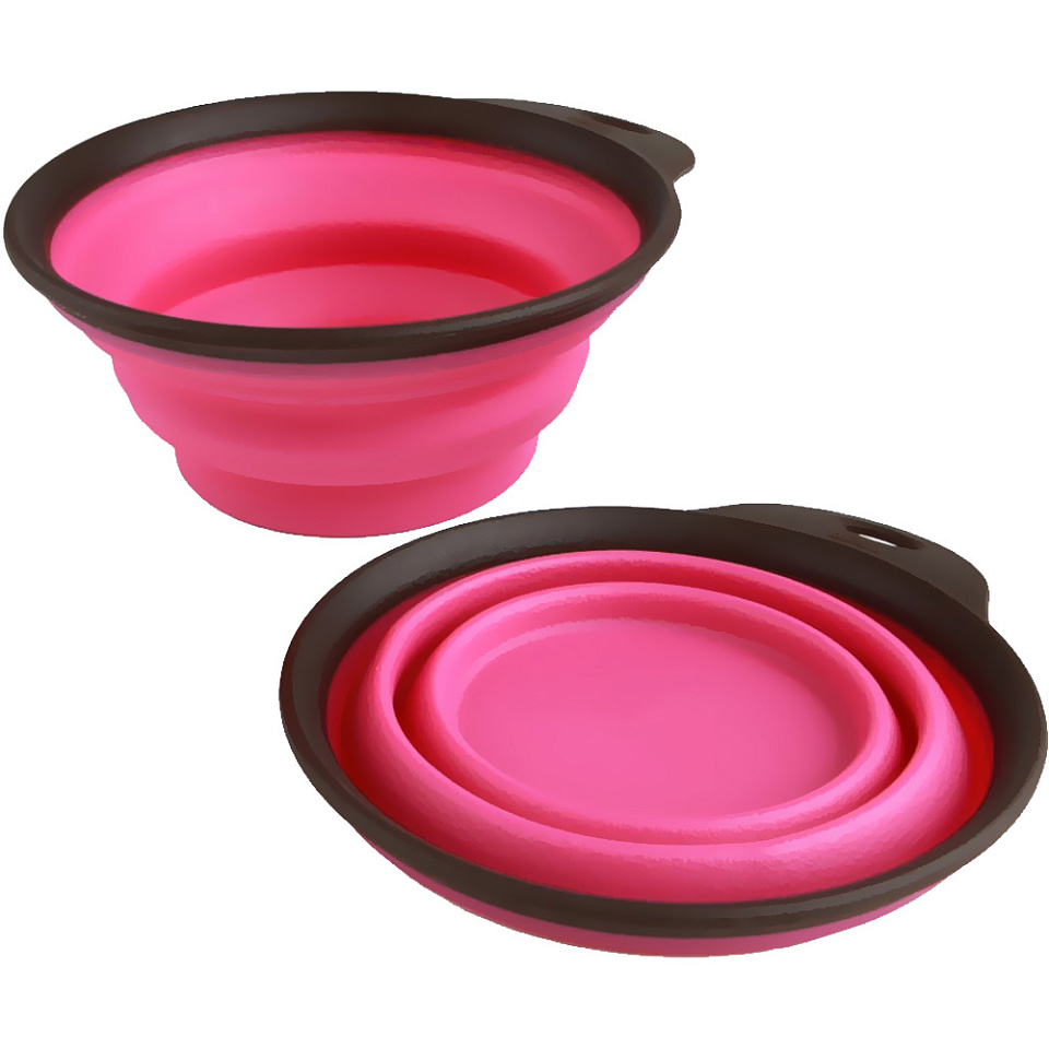 3244371 Миска складная, цвета в ассорт.